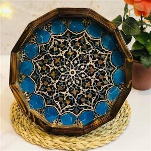 سینی چوبی و رزینی با کیفیت طرح دار سنتی