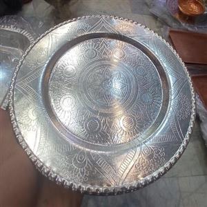 پیش دستی مسی ( بشقاب  و پلو خوری مسی ) تک عددی