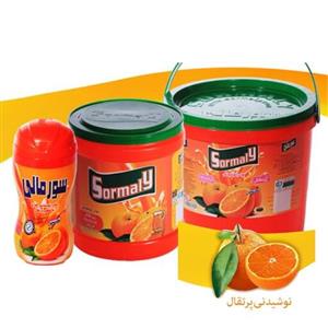 پودر شربت سورمالی 4 کیلو - با طعم پرتقال