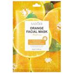 ماسک ورقه ای صورت پرتقال سادور  مخصوص بستن منافذ باز صورت محصولات پوستی سانیا