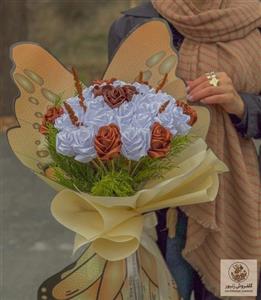 باکس گل رز روبانی