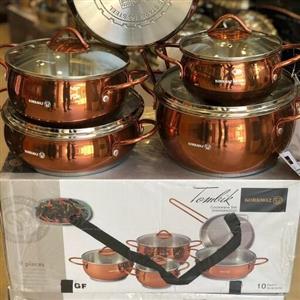 سرویس قابلمه استیل مسی کورکماز ترکیه