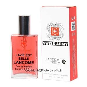 ادو پرفیوم زنانه سوییس آرمی مدل La Vie Est Belle حجم 55 میلی لیتر