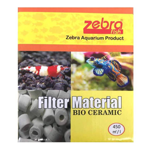 سرامیک آکواریوم  زبرا فیش مدل Filter Material Bio Ceramic وزن 450 میلی لیتر