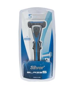 خودتراش مردانه سیلور مدل Blaze5 Silver Razor For Men 