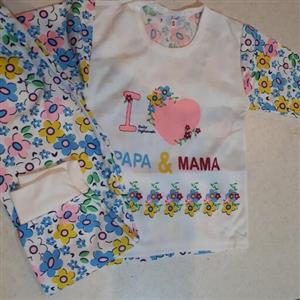 بلوز شلوار نوزادی بهاره دخترانه