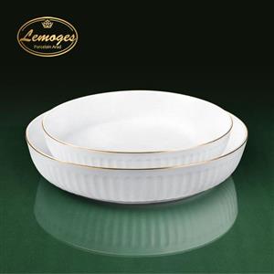 تابه گرد لارن لمون سایز بزرگ تابه لمون تابه گرد لب طلا تابه چینی لب طلا تابه لارن لمون