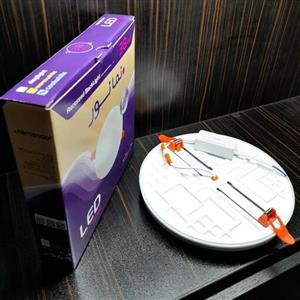 پنل 38 وات سایزشو (افق) گرد نمانور با  15 ماهه تعویض بسته 20عددی