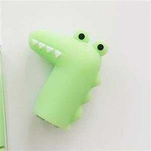 تراش سیلیکونی طرح تمساح رنگ فسفری