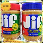 کره بادام زمینی جیف 454 گرمی آمریکایی در دو طعم ساده و کرانچی jif peanut butter