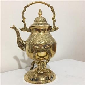 قوری وارمردار برنز هندسایز بزرگ(پسکرایه)