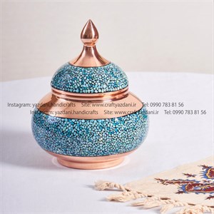 قندان مس و فیروزه