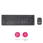 کیبورد و موس بی سیم TSCO TKM-7018WTSCO TKM 7018W Wireless Keyboard and Mouse