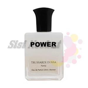 عطر جیبی شیشه ای پاور پالس Power Pulse تروساردی دونا TrossardiDonna حجم 25 میل مدل ادکلن