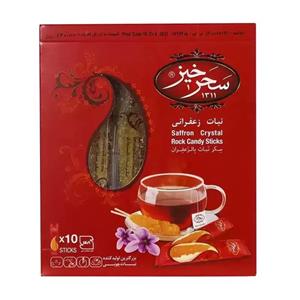 نبات زعفرانی پانیذ سحرخیز بسته 10 عددی