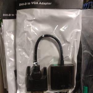تبدیل پورت dvi to vga منفی dvi-d