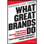 کتاب زبان اصلی What Great Brands Do اثر Denise Lee Yohn انتشارات JosseyBass