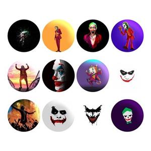 مجموعه 12 عددی پیکسل اسی مدل جوکر joker کد J-504