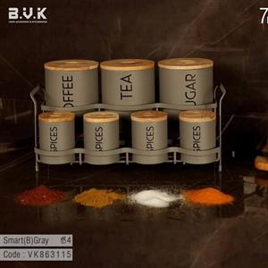 پاسماوری 7 پارچه بی وی کی اسمارت در چوبی دودی مدل 863115