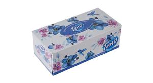 دستمال کاغذی تنو 150 برگ 2 لایه طرح گل و پرنده Teno Flower And Bird 150 Tissue Paper