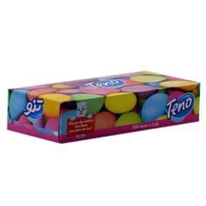 دستمال کاغذی 100 برگ تنو Teno Tissue Paper 