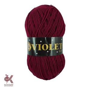 کاموا ویولت اوزای  آلبالویی 226 نرم و با کیفیت خوب برای بافت کودک و بزرگسال