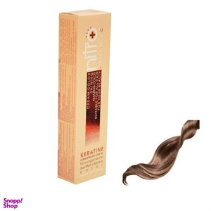 رنگ مو نیترو پلاس سری Keratine شماره 8.53 حجم 100 میلی لیتر رنگ بلوند کاکائویی خیلی روشن