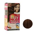 کیت رنگ مو بیگن سری Easy Natural شماره N7 حجم 75 میلی لیتر رنگ قهوه ای طلایی