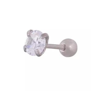 پیرسینگ گوش زنانه مدل نگین گرد کد Zrk-32