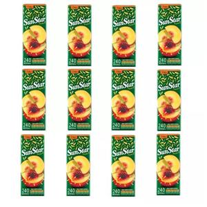 آبمیوه هلو سان استار - 240 میلی لیتر بسته 12 عددی