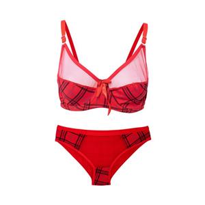 ست شورت و سوتین زنانه بی یو تی مدل نخی توری