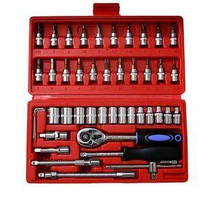 مجموعه 46 عددی اچار و سری بکس مدل BT-0046