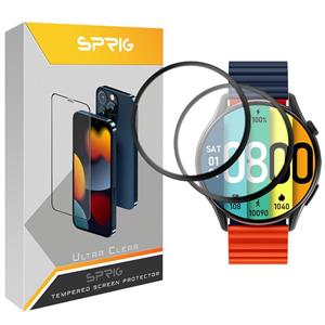 محافظ صفحه نمایش نانو اسپریگ مدل SPG مناسب برای ساعت هوشمند شیائومی Kieslect Kr Pro بسته دو عددی Sprig nano Screen Protector For Xiaomi pack of 2 