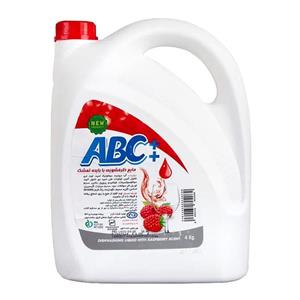 مایع ظرفشویی آ ب ث پلاس پلاس مدل Raspberry Scent وزن 4 کیلوگرم