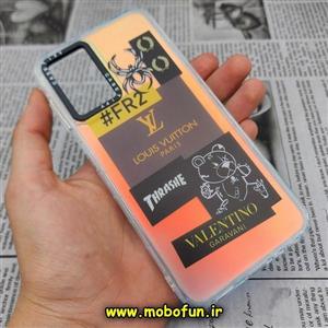 قاب گوشی Galaxy A13 4G سامسونگ طرح ضدضربه اورجینال هولوگرامی لنز رنگی هفت رنگ CASETIFY کد 502