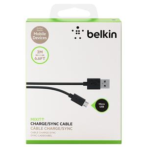 BELKIN MICRO USB TO F2CU012BT BLK 2M CABLE 