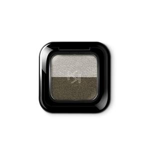 سایه چشم پودری براق برایت دو آیشادو کیکو میلانو 16 warm silver/jungle green 