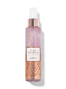 بادی میست شیمر pure wonder بث اند بادی ورکز 146 میل Bath and Body Works Pure Wonder Diamond Shimmer mist146 ml