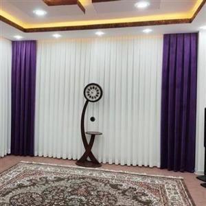 پرده والان مخمل هازان عرض یک و نیم در رنگبندی