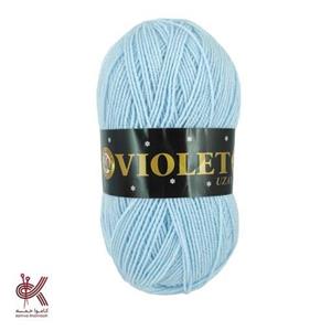 کاموا ویولت اوزای  آبی نوزادی 123 نرم و با کیفیت خوب برای بافت کودک و بزرگسال
