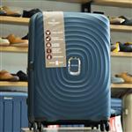 چمدان نشکن(100درصدPP) برند MANDIRO  تحت لیسانس اروپا رنگ سرمه ای سایز متوسط