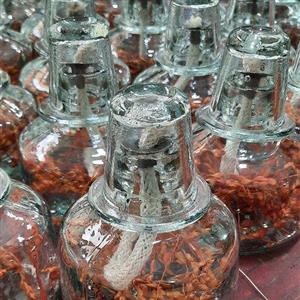 گیفت نوروزی چراغ به همراه پارافین مایع