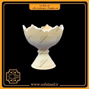 هفت سین سفالی ، رنگ سفید و یاسی، بسیار خوش طرح و زیبا