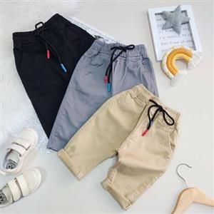 شلوار کتان مان استایل نقلی مناسب نوزادی تا 3سال