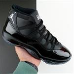 کفش جردن  Nike Jordan 11 مردانه رنگ مشکی تمام سایز 41 تا 44 ( کتونی جردن - جردن 11 - کتونی جردن 11 - کفش نایک )