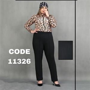 شلوار راسته جلو خط دار طرح دار شنل