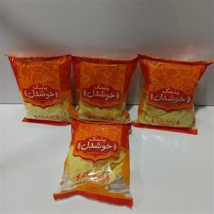 پشمک پاکتی طعم زعفرانی 100 گرم