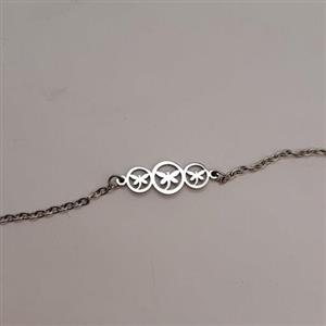 پابند استیل طرح پروانه