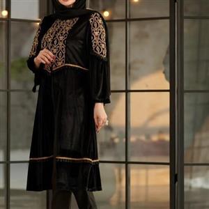 مانتو مخمل مجلسی