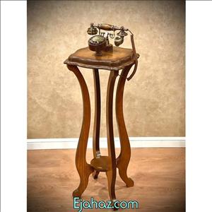 تلفن سلطنتی چوبی ایستاده کد 2026